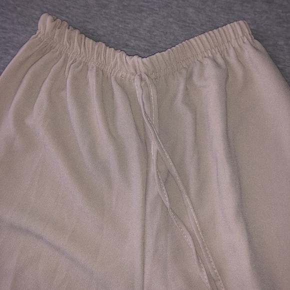 Tie Waist Wide Leg Trousers - Picture 8 of 9